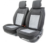 Накидки на сиденье CarPerformance передние 2 шт алькантара черн/серые CUS-2062 BK/GY